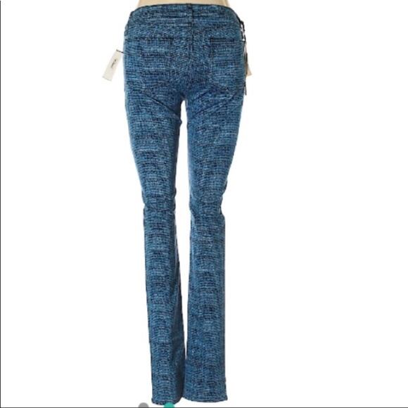 Rag & Bone  Blue Tweed The Printed Leggings - Picture 3 of 12